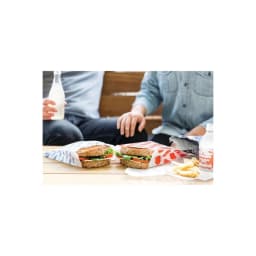 Recyclable & Sealable Paper Sandwich Bags - Shark - 50ct
