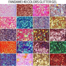 Waterproof Face Glitter Gel for Women Girls 40 Colors No Glue Needed Face Body Makeup for Halloween Rave Carnival Party Cosplay Sparkle Glitter