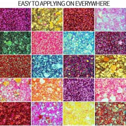 Waterproof Face Glitter Gel for Women Girls 40 Colors No Glue Needed Face Body Makeup for Halloween Rave Carnival Party Cosplay Sparkle Glitter