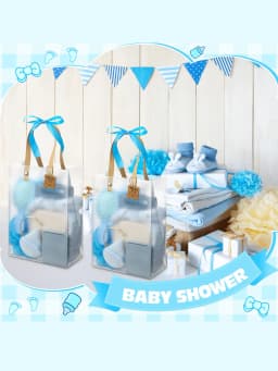 Baby Shower Prizes Modern Sleek 74 Pcs Blue Game Winners Gifts Clear Tote Bags Spa Headbands Puffs Mirrors Jewelry Boxes For Bridal Shower Bachelorette Party Wedding Favors Party Supplies Housewarming Gift Mother's Day Gift