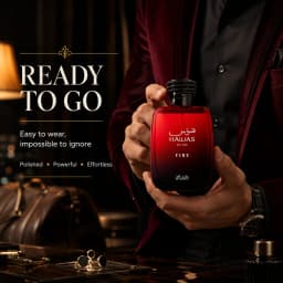 Armaf Hawas Fire for Him Eau de Parfum 100ml French Clary Sage Egyptian Jasmine Marine Ambergris Mineral Amber Aromatic Aquatic Men’s Fragrance Single Bottle