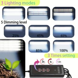 72-Cell Seed Starter Tray with Growth Light 2 Seed Germination Kits Adjustable Humidity Dome Tall Lid Seedling Tray for Garden