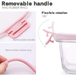 Glass Food Storage Containers Modern Cute Clear Glass Meal Prep Containers 10 Pack Pink Snap Locking Lids Airtight Leakproof Glass Lunch Boxes For Kitchen Storage Leftovers On The Go Thanksgiving Christmas Housewarming Gift