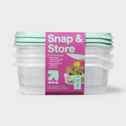 Rectangle Food Storage Containers - 32oz, 3ct