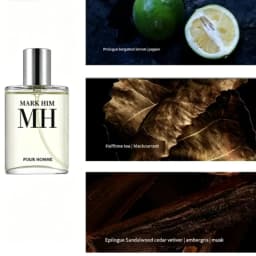 3Pcs Pour Homme Perfume Gift Set For Men Woody Aquatic Fresh Fragrance Long Lasting EDP Cologne For Daily Office Dating Business Wedding Birthday Holiday Gift