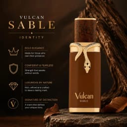 French Avenue Vulcan Sable - Whiskey, Coriander, Tonka, Patchouli, Benzoin - Eau De Parfum 3.4Oz/100ml
