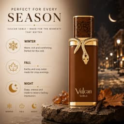 French Avenue Vulcan Sable - Whiskey, Coriander, Tonka, Patchouli, Benzoin - Eau De Parfum 3.4Oz/100ml