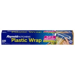 225 sq ft Quick Cut Plastic Wrap, BPA-Free Microwave Safe Food Wrap