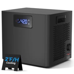 Pro Ice Bath Water Chiller for Cold Plunge Tubs, 1/3 HP Cold Plunge Chiller with Built-in Filter & Pump, Submersible Pump, Insulated Hoses, Ideal for Ice Bath Cold Therapy Recovery 110V