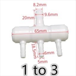 PE Plastic Aquarium Fish Tank Pipe Tube Diverter Connector Oxygen Air Pump Hose Splitter Exhaust Aeration Parts