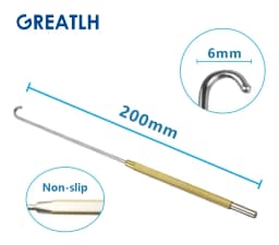 200mm Long Uterine Hook Animal Ovariectomy Spay Snook Dogs Cats Veterinary Pet Orthopedic Instruments 1pcs pet