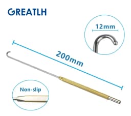 200mm Long Uterine Hook Animal Ovariectomy Spay Snook Dogs Cats Veterinary Pet Orthopedic Instruments 1pcs pet