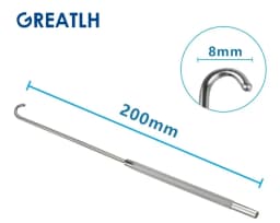200mm Long Uterine Hook Animal Ovariectomy Spay Snook Dogs Cats Veterinary Pet Orthopedic Instruments 1pcs pet