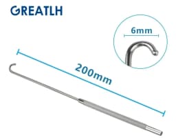 200mm Long Uterine Hook Animal Ovariectomy Spay Snook Dogs Cats Veterinary Pet Orthopedic Instruments 1pcs pet