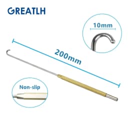 200mm Long Uterine Hook Animal Ovariectomy Spay Snook Dogs Cats Veterinary Pet Orthopedic Instruments 1pcs pet