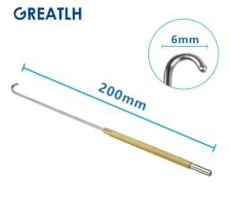 200mm Long Uterine Hook Animal Ovariectomy Spay Snook Dogs Cats Veterinary Pet Orthopedic Instruments 1pcs pet