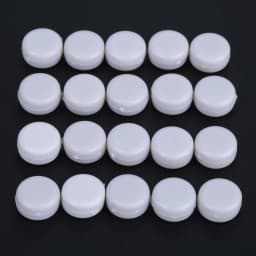 20Pcs 15/20/32/38mm Plastic Toy Rattle Box Repair Fix Toy Noise Maker Insert Pet Baby Bell White Plastic Squeaker Toy