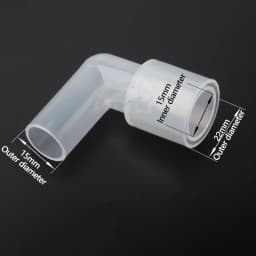 Breathing Circuit Corrugated Tube L Y Shape Connector Straight Connection Adapter Respiratory Anesthesia Tube Connector