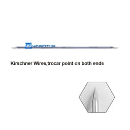 10pcs Kirschner Wires,trocar point on both ends 316LVM Stainless steel K Wire Veterinary Orthopedic Instruments orthopedics