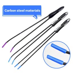 Vastocean Carbon Fiber Tweezers 495mm Saltwater Coral Straight Curved Elbow Marine Aquarium Tweezers