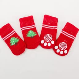 4Pcs/set Cute Pet Fashion Pet Socks Anti Slip Skid Bottom Lovely Puppy Dogs Pet Knits Socks for Cats Dog Toy Supplies