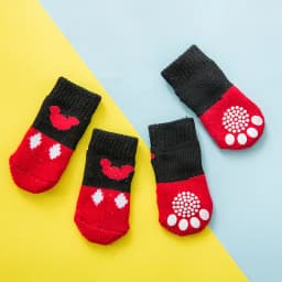 4Pcs/set Cute Pet Fashion Pet Socks Anti Slip Skid Bottom Lovely Puppy Dogs Pet Knits Socks for Cats Dog Toy Supplies