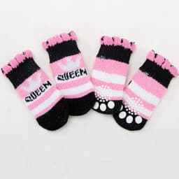 4Pcs/set Cute Pet Fashion Pet Socks Anti Slip Skid Bottom Lovely Puppy Dogs Pet Knits Socks for Cats Dog Toy Supplies