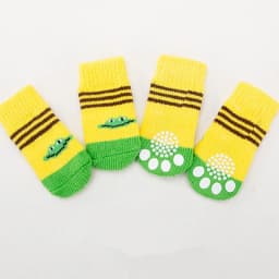 4Pcs/set Cute Pet Fashion Pet Socks Anti Slip Skid Bottom Lovely Puppy Dogs Pet Knits Socks for Cats Dog Toy Supplies