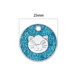 Personalized Laser Engraving Metal Pet Name Tag Anti-lost Customized Dog Cat ID Collar Puppy Nameplate Tag Pendant Supplies