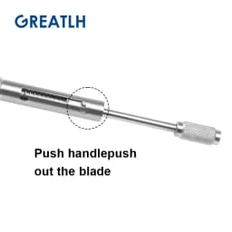 Hair Implant Tool Hair Transplant Implanter Pen Transplant Knife Sapphire Hair Implant Blade Double Edge Blade