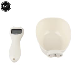 Pet Food Spoon Scale Electronic Measuring Tool for cat Dog Feeding Bowl Digital Precise Detachable Scooper with LED Display 