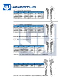 TPLO locking bone plate ALPS veterinary orthopedic instruments pet animal surgical winortho kyon cortex screws