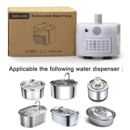 Pet Fountain Motor Submersible Pump Cat Water Drinker SMA-800 USB Water Pump Cats Fountain Accessories Mute DC ,cleaning kit