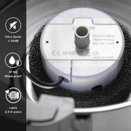 Pet Fountain Motor Submersible Pump Cat Water Drinker SMA-800 USB Water Pump Cats Fountain Accessories Mute DC ,cleaning kit