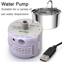 Pet Fountain Motor Submersible Pump Cat Water Drinker SMA-800 USB Water Pump Cats Fountain Accessories Mute DC ,cleaning kit