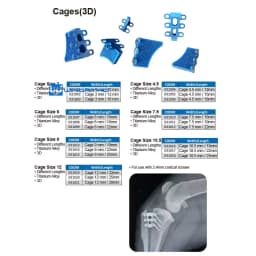 TTA Cages RAPID titanium Tibial Tuberosity Advancement veterinary orthopedic instruments pet animal surgical winortho cortex