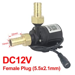 DC12V 24V Water Pumps Lift 5M 800L/H Solar Brushless Motor Water Circulation Water Pump Ceramic Shaft Ultra Quiet Submersibles