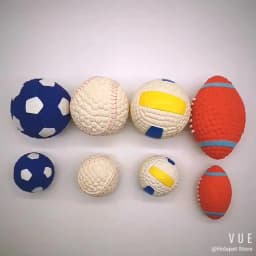 Soft Pet Ball Squeaky Toy For Small Large Dog Rugby Tennis Volleyball Football Basketball Latex Tooth Cleaning Training Toys