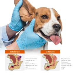Cat Dog Ear Cleaner Anti Infection Control Mite Tick Avoid Deafness Removes Ear Stain Odor Remover Relieve Itching Pet Ear Drops