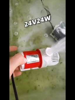 10W 1000L/H Aquarium Water Pump DC 12V Fountain Water Pump with 16.4ft High Lift for Aquarium Fish Tank Pond Fountain