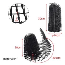 Cat Scat Mat Garden Anti-Cat And Pest Plastic Prickle Strip Network Digging Stopper Cat Dog Expulsion Mat Anti-Cat Thorn Mat