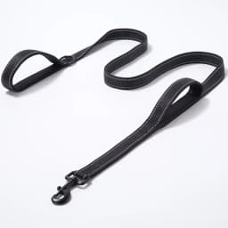 Double Handle Dog Leash, Double-Sided Reflective Night Safety, Heavy Duty For And Extra Large And Me