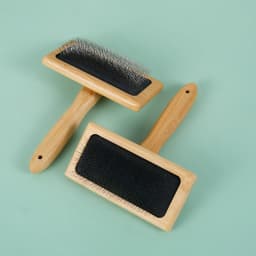 2Pcs Wool Carding Comb Wool Carding Brushes with Bamboo Handle Multipurpose Hand Wool Brushes Professional Needle Felting