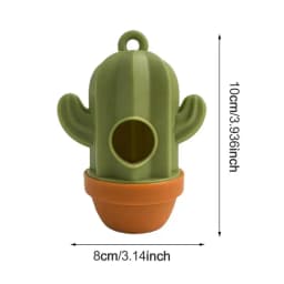 Dog Poop Pickup Bags Holder Dispenser Cactus Dog Poop Storage Bags Portable Dog Poop Bag Holder Outdoor Container For Hiking And