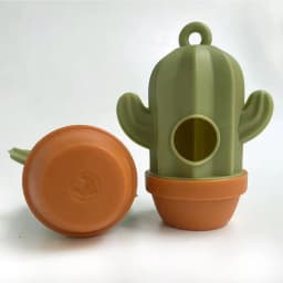 Dog Poop Pickup Bags Holder Dispenser Cactus Dog Poop Storage Bags Portable Dog Poop Bag Holder Outdoor Container For Hiking And