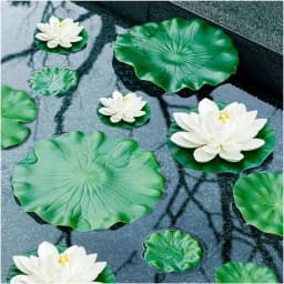 10PCS EVA Artificial Water Lilies - Lotus Leaves - Suitable for Pond, Aquarium - Fish Pond and Terrace Decoration