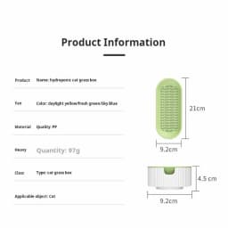 Hydroponic Cat Grass Box Cat Treats Catnip Hydroponic Soilless Planting Cat Grass Pot Set for Easy Growth