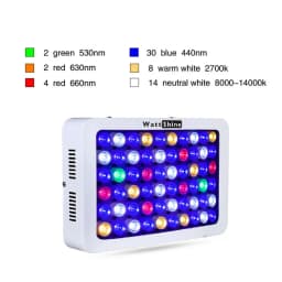 Dimmable LED Aquarium Lights 180W 140W Fish Tank Light For Freshwater Saltwater Aquarium Marine Reef Coral Lighting Decoration