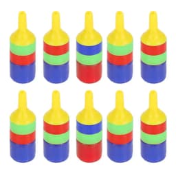 10pcs Aquarium Fish Tank Air Stone Bubbles Release Oxygen Increasing Diffuser DIY CO2 Generator System Kit Co2 Valve Diffuser