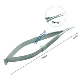 Ophthalmic Trabecular Scissors Vannas Capsulotomy Scissors Animal Experiment Tool Veterinary Ophthalmic Eye Instrument